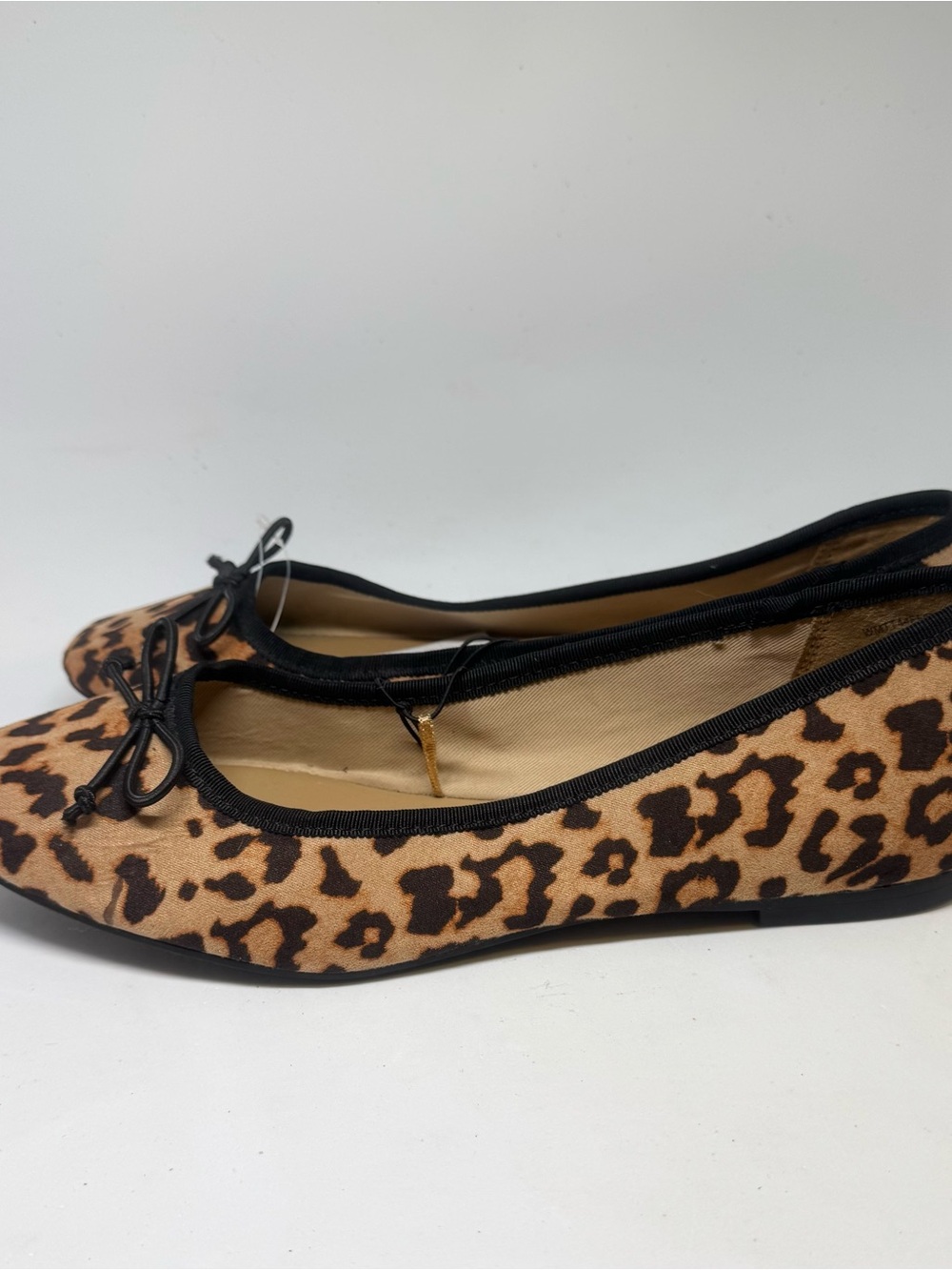 Time and Tru Bow Animal Print Ballet